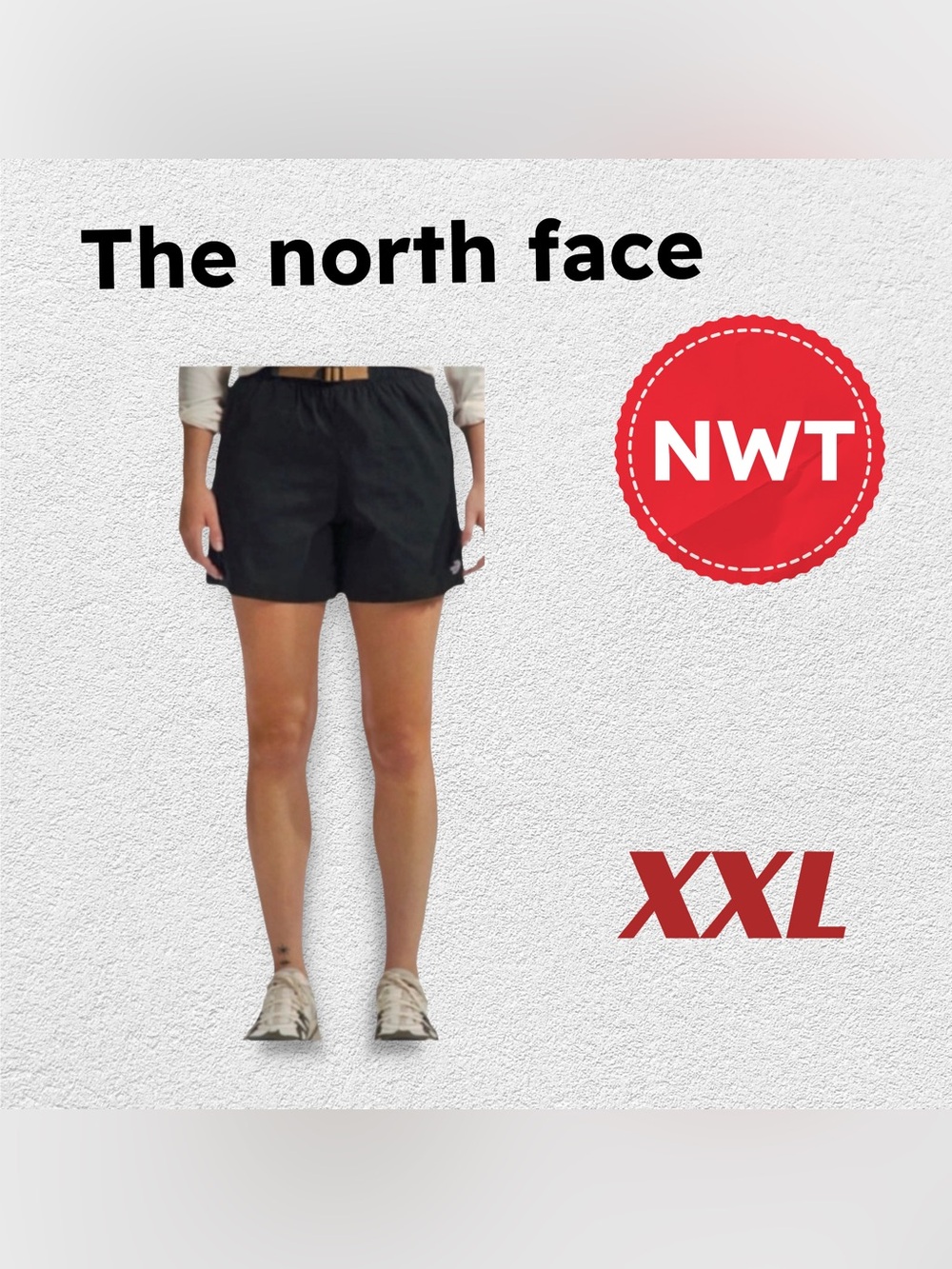 🇺🇸🆕 NWT NORTH FACE | XXL | Outdoor Active Black Class V belted shorts**